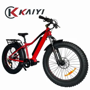 KAIYI 1000 4.0 w elektrikli bisiklet m620 ebike kargo yağ lastik 26*1000 48v W orta sürücü yüksek aralığı 50KMH elektrikli bisiklet parçaları