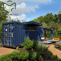 Maison magique Maisons conteneurs de luxe de 40 pieds Conteneur d'expédition modifié Conceptions de maisons et plans d'étage pour hôtels en acier