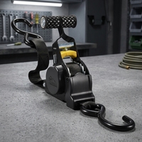 Sangle à cliquet rétractable automatique en polyester pour applications moto et logistique de fret en gros
