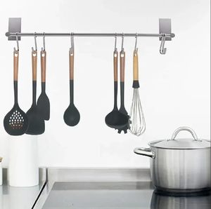 14-Piece <b>Silicone</b> Kitchen Accessories Set with Wooden Handles Cooking <b>Tools</b> and Utensils for Home Kitchen Use - Product Image 3