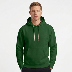 Custom Unisex Formal Hoodies New Design Digital Solid Long Sleeve 100% Cotton Fleece Casual Streetwear Half Zip for Winter - Product Image 3