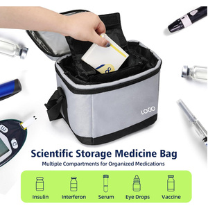 <span class=keywords><strong>Bolsa</strong></span> refrigeradora de medicamentos de 24 horas, organizador de suministros de viaje aislado de 2-8 grados, <span class=keywords><strong>bolsa</strong></span> de almacenamiento de medicamentos - Product Image 2