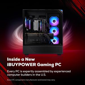 Ordinateur de bureau iBUYPOWER Element Gaming PC Intel Core i7 RTX 5070 12 Go 32 Go DDR5 1 To de stockage - Product Image 3