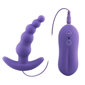 Vibrador Anal de Silicona con Diseño de Cuentas, Impermeable, 10 Modos, Masajeador <span class=keywords><strong>para</strong></span> Principiantes, Estimulador Anal <span class=keywords><strong>para</strong></span> Hombres y Mujeres, Afrodisíaco - Product Image 1