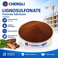 Poudre de Lignosulfonate de Sodium, Adjuvant pour Béton, Agent Réducteur d'Eau, Additif pour Ciment