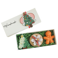 Souvenirs de Noël, petits cadeaux pratiques, vente en gros de bougies parfumées faites à la main, coffret cadeau de bougies parfumées de Noël