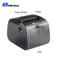 Impresora de Recibos de Escritorio Milestone MHT-L80G con 10% de Descuento, Impresora de Tickets de 3 Pulgadas y 80 mm, Compatible con Códigos QR, ESC POS, Impresora de Facturas en Existencia