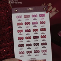 ZRKGEL Meilleure Vente Premium 24 Couleurs Ladai Glitter Set Série Rouge Fournisseur en Gros Gel Pailleté Longue Durée Hautement Pigmenté
