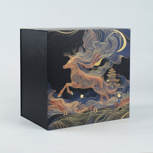 Book-Shaped <b>Gift</b> Box Customized Paper Embossing Printing Cultural Tourism <b>Gift</b> <b>Set</b> - Product Image 5