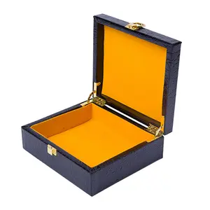 Custom luxury gift crates wooden box packaging with cover