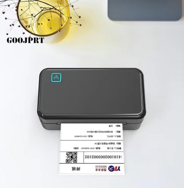 Thermal Barcode Label Printer Portable Desktop 80mm 3 Inch Thermal Transfer Shipping Waybill for in Stock