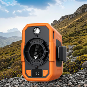 Taşınabilir 10000mAh bel klip elektrikli Fan Mini vücut Fan pil güç kaynağı ile gömlek serin açık kişisel Fan üzerine monte - Product Image 3