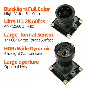 Caméra couleur 4MP SC465SL à lumière noire avec module d'objectif de niveau Starlight pour la sécurité industrielle - Vente en gros usine - Product Image 5
