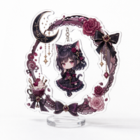 Personnage d'animation de jeu personnalisé en acrylique pour stand, décoration de bureau