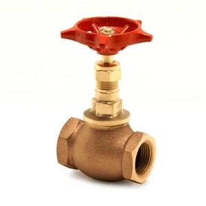 Válvula de bronce de patrón pesado C-Way con vástago de latón, acero inoxidable AISI 410, tamaño de puerto de 2 pulgadas, temperatura media-alta, BSP hembra - Product Image 2