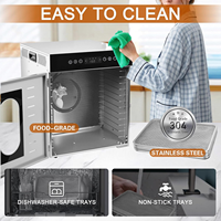 Déshydrateur Séchoir Industriel Commercial en Acier Inoxydable pour Viande Séchée Bœuf Jerky Aliments Fruits à Vendre