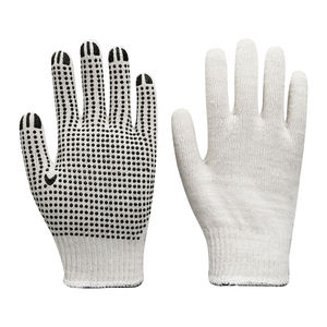 Vietnam PVC Dot Coated CVC Work Gloves Breathable Washable Seamless Knit Elastic Cuff For Logistics Light Assembly - Product Image 6
