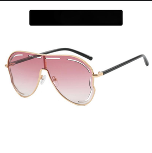 Gafas de Sol de una pieza con marco grande en forma de sapo Hot Girl Sun Fashion Cross-Border Internet Celebrity - Product Image 1