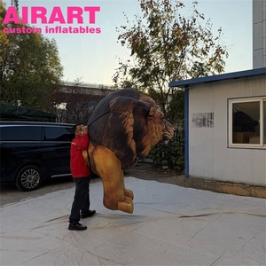 Costume Gonfiabile Gigante Personalizzato a Forma di <span class=keywords><strong>Leone</strong></span>, Mascotte Indossabile per Festival e Parate - Product Image 3