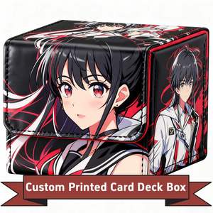 Boîte de rangement personnalisée pour cartes FX, boîte de rangement TCG imprimée compatible avec les cartes Magic the Gathering Commander, fabrication OEM/ODM en petites séries - Product Image 1