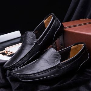 Chaussures habillées pour hommes de haute qualité en gros d'usine, style classique et tendance, à enfiler, automne, semelle plate, en PU, type Oxford, de luxe, pour le bureau, motif léopard - Product Image 4