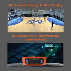 กล้อง AI สำหรับฟุตบอล พร้อมระบบติดตามภาพแบบพาโนรามา 4K คู่ ถ่ายทอดสด รองรับ MicroSD กันน้ำมาตรฐาน IP54 สำหรับทีมฟุต<span class=keywords><strong>บอล</strong></span>และบาสเกตบอล - Product Image 5