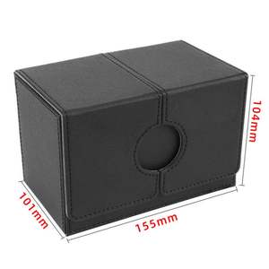 Commercio all'ingrosso 2 in 1 200 + carte di grande capacità di gioco con manicotto magnetico per carte collezionabili scatole scatola di immagazzinaggio scatola di raccolta in pelle - Product Image 2