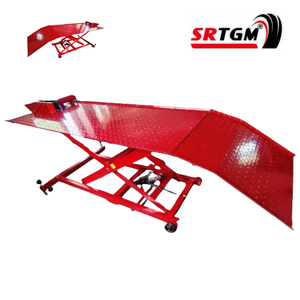 <span class=keywords><strong>Elevador</strong></span> Hidráulico para Motocicletas de Acero, Diseño de Tijera, Un Cilindro, Capacidad de 500 kg - Product Image 1