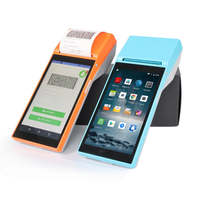 Dispositivo POS de Tableta Android 14 con Pantalla Táctil Dual de 5, 8 y 12 Pulgadas, Lector NFC, Escáner de Código QR y Código de Barras, Impresora, Terminal POS