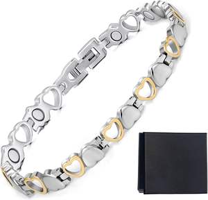 Bracelet magnétique Hokiamcn, soins de santé, <span class=keywords><strong>pour</strong></span> soulager la douleur, la fatigue, perdre du poids, amincir le corps, élégant et tendance - Product Image 1
