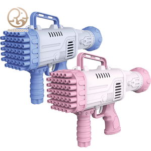 Giocattoli automatici per bambini nuovi produttori di bolle giocattolo per bambini estate all'aperto 45 fori lanciarazzi pistola giocattolo giocattolo Bazooka grande macchina a bolle - Product Image 1