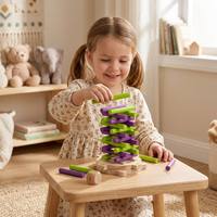 Nuevo Juego de Bloques de Construcción Apilables con Varillas de Equilibrio, Juego de Mesa Educativo para Niños, Diversión Familiar