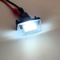 Feu de plaque d'immatriculation arrière à led pour citroën c3 c4 c5 pour Peugeot 206 207 307 308 5008 sans erreur