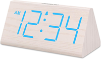 Horloge de bureau électrique USB à gros chiffres avec alarme forte pour dormeurs lourds Mouvement électronique numérique pour chambres à coucher