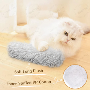 Gato de peluche ecológico largo y suave, juguetes para gatos, juguetes de almohada con papel arrugado - Product Image 2