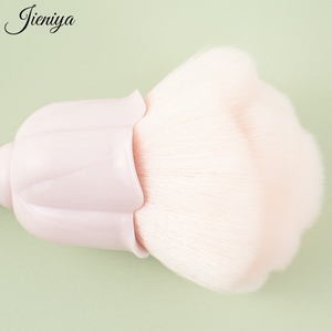 Jiniya Wholesale New <strong>Nail</strong> Art Tool <strong>Brush</strong> <strong>Beauty</strong> New Product pink Rose Cleaning Dust <strong>Nail</strong> <strong>Brush</strong> with Plastic Box - Product Image 5