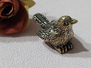 Figurine en laiton personnalisée réaliste pour la décoration de la maison, <span class=keywords><strong>moineau</strong></span> en laiton - Product Image 5