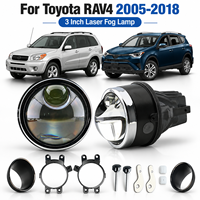 Projecteur de phare antibrouillard LED laser matriciel simple amélioré de 3 pouces pour Toyota RAV4 2005-2018 8300LM, accessoires automobiles à faisceau lointain