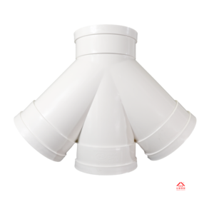Marca Huangpin, apartamentos de lujo de alta calidad, camiseta cruzada de 45 grados, accesorios de tubería de drenaje de <span class=keywords><strong>tubo</strong></span> UPVC duraderos, estándar Flexible - Product Image 3