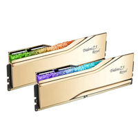 Bandes LED Zhiqi DDR5 Série Royal Halber, Modules de Mémoire de Bureau 7200, Cartes Mémoire de Bureau 2*24 Go, Contrôle par Lumière 1.35V, XMP3.0