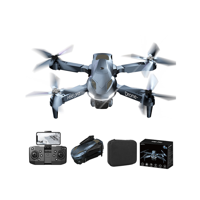 New Arrival  Quadcopter Helicopter Headless Mode Dual Camera Rc Prosumer Drones Light Show Aircraft for Toy