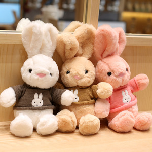 Lindo conejito de peluche de juguete para niñas diseño Super suave felpa PP algodón relleno alivio del estrés regalo - Product Image 2