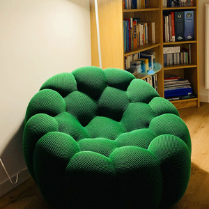 <span class=keywords><strong>Muebles</strong></span> de sala de estar de lujo 3 plazas tela terciopelo <span class=keywords><strong>Roche</strong></span> <span class=keywords><strong>Bobois</strong></span> Bubble sofá Chesterfield Set - Product Image 4