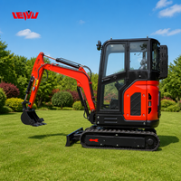 Nouvelles mini-pelles hydrauliques à prix super réduits pour travaux agricoles, de construction et d'assainissement, avec fonction de démolition, fabriquées en Chine pour les chantiers