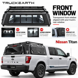 Cubierta de Camioneta TE Nissan Titan, Completamente de Aluminio, Multifuncional, para Almacenamiento de Equipos en la Plataforma de la Camioneta - Product Image 1