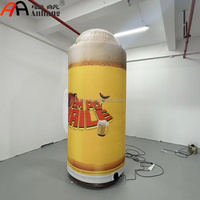 Gobelet à bière gonflable géant personnalisé pour les festivals de musique, la publicité sur scène, les événements promotionnels, la décoration