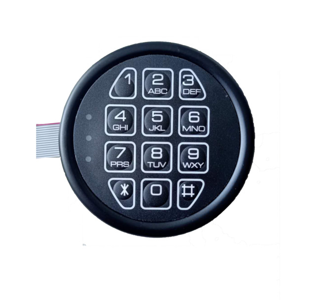 LS-019B-1 Different Configurations Round Lamp Electronic Combination Lock with Cipher  for Safe Box, Gun Cabinet and ATM