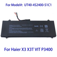 Batterie d'ordinateur portable de qualité authentique UT40-4S2400-S1C1 pour Haier X3 X3T VIT P3400 14.8V 35.52WH
