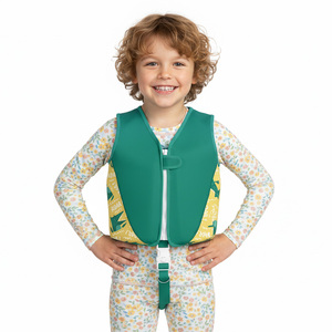 Vêtement de bain flottant en néoprène pour bébés garçons et filles, maillot de bain une pièce, gilet de sauvetage pour enfants, vente en gros - Product Image 5