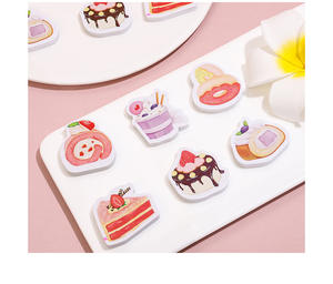 Gomme à effacer créative en forme <span class=keywords><strong>de</strong></span> gâteau <span class=keywords><strong>de</strong></span> <span class=keywords><strong>pain</strong></span> pour enfants, gomme à effacer fantaisie facile à nettoyer pour les élèves, les enfants, la papeterie - Product Image 6